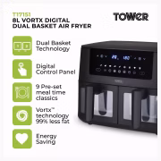Tower Vortx Vizion Dual Basket T17151