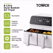 Tower Vortx Dual Basket T17164