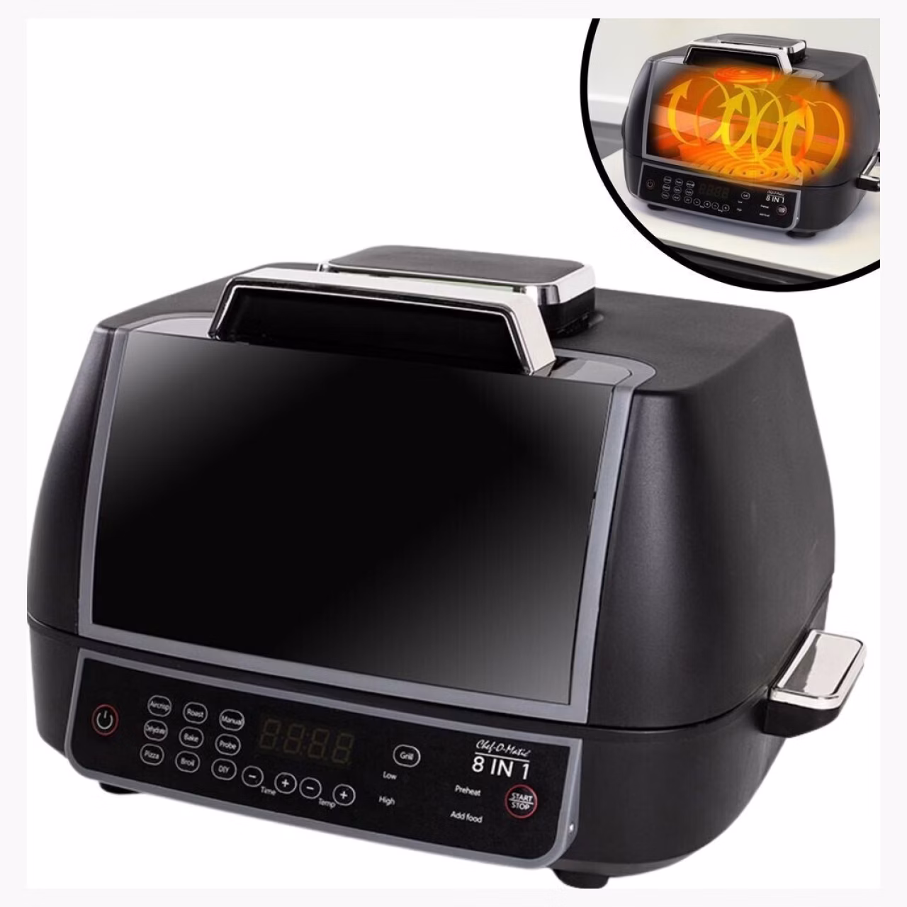 Industex BEST DIRECT Chef O Matic 8 in 1 Air & Grill