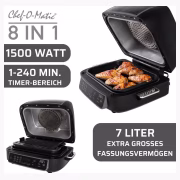 Industex BEST DIRECT Chef O Matic 8 in 1 Air & Grill