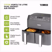 Tower Vortx Dual Basket T17136