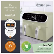 Swan Retro Dual Basket SD10519