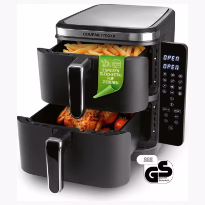 GOURMETmaxx FryUp Vertikale Doppelkammer 2x