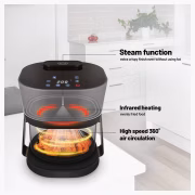 Lauben Glass&SteamAir Fryer 4500BG