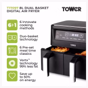 Tower Vortx Dual Basket T17097