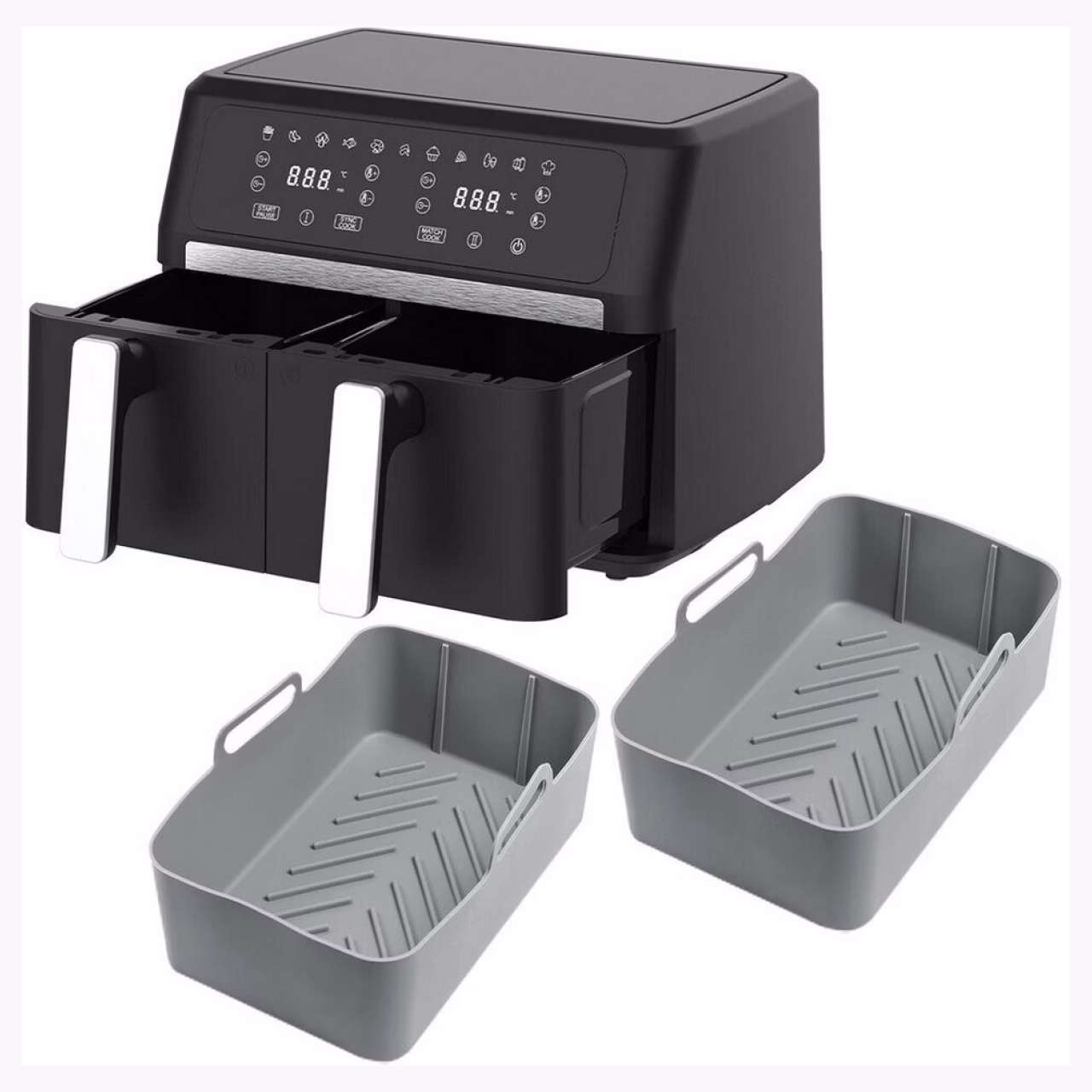 Casativo Dual-Zone Doppelkorb 2x