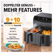 GOURMETmaxx Doppelkammer- 2x