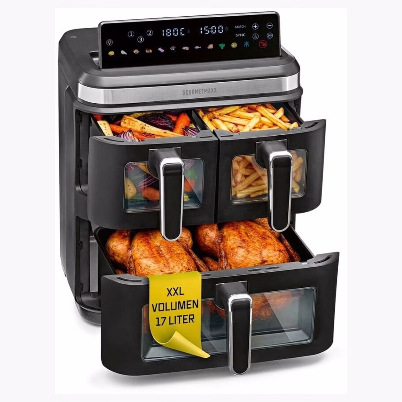 GOURMETmaxx FryUp3 3-Kammer