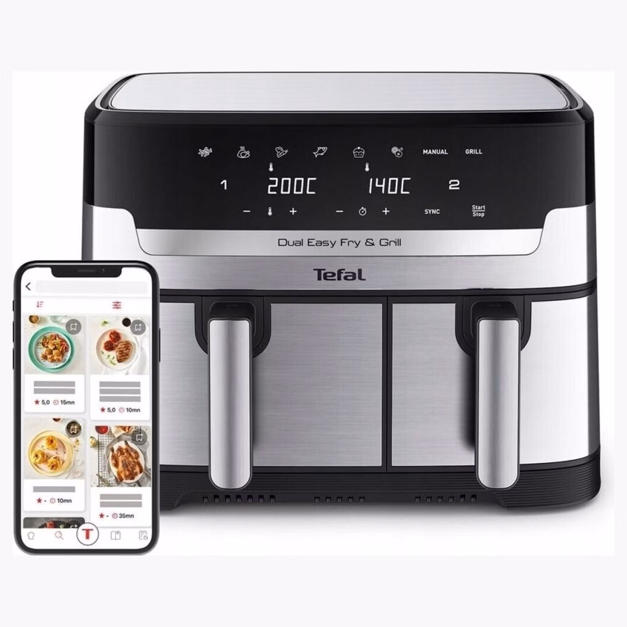 Tefal Dual Easy Fry&Grill Heissluft