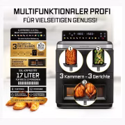 GOURMETmaxx FryUp3 3-Kammer
