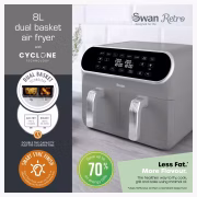 Swan Retro Dual Basket SD10519