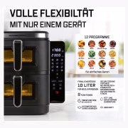 GOURMETmaxx FryUp Doppelkammer XXL