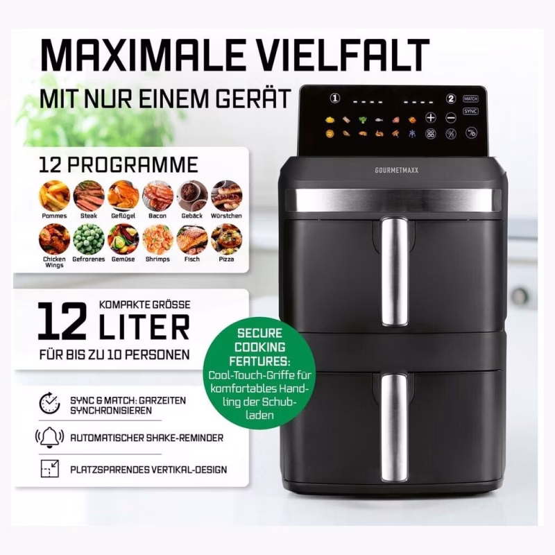 GOURMETmaxx FryUp XL