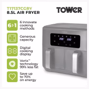 Tower Vortx Dual Basket T17137